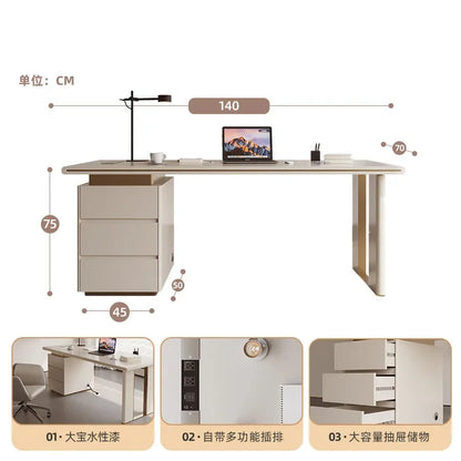 Executive Drawers Computer Desks Corner  Gaming Modern Conference Computer Desks Storage Scrivania Tavolo Office Furniture