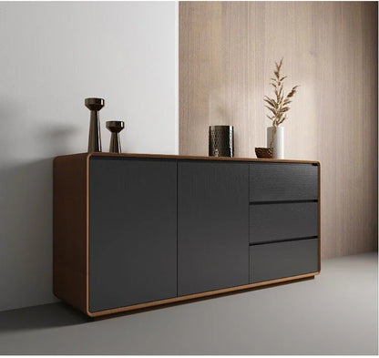 Luxury Elegant Modern Living Room Storage Cabinet  Small Portable Side Board Wooden Buffet Sideboard