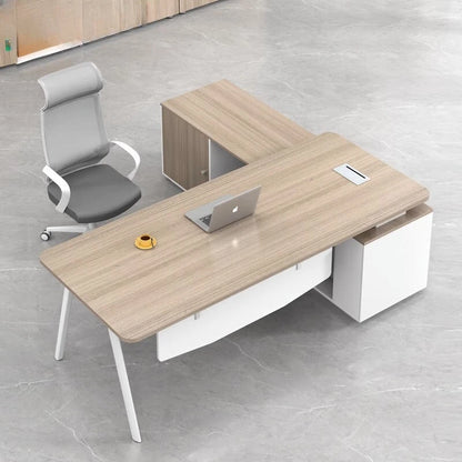 Shelves Meeting Office Desk Gaming Minimalist Corner Modern Office Desk Work Ergonomic Executive Mesa De Escritorio Furnitures