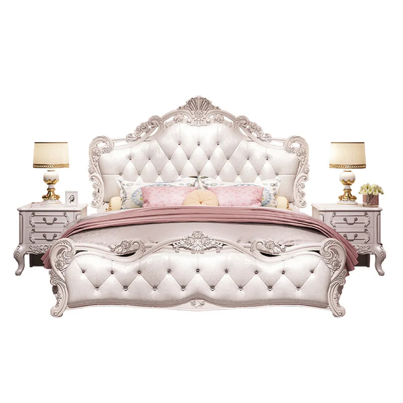 Space Saving Marriage Bed Luxury European Multifunctional Princess Bed Storage Space Lit Princesse Enfant Fille Home Decor