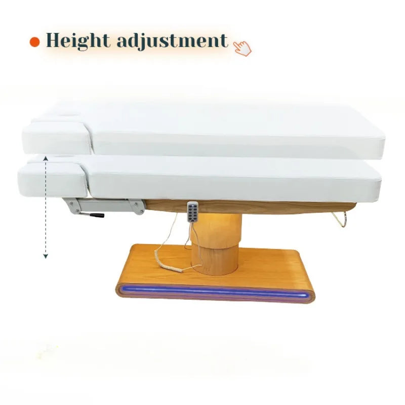 Multifunctional Massage Bed Portable Stretcher Hydraulic Beauty Folding Cosmetic Table Marquise Beautician Electric MRC-027