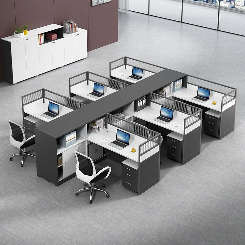 1 to 8 Person Office partition desk Staff table Cubicle workstation desk set commercial office furniture executive office table