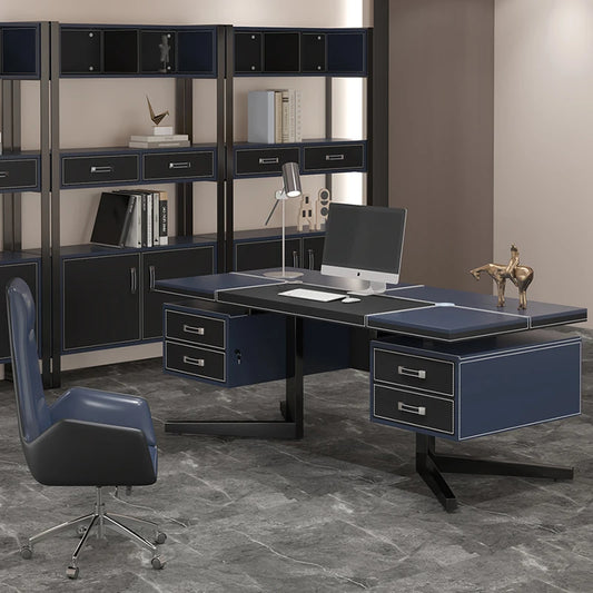 Metal Drawers Workstation Luxury Desktop Conference Computer Office Desks Storage Executive Scrivania Cameretta Home Furniture