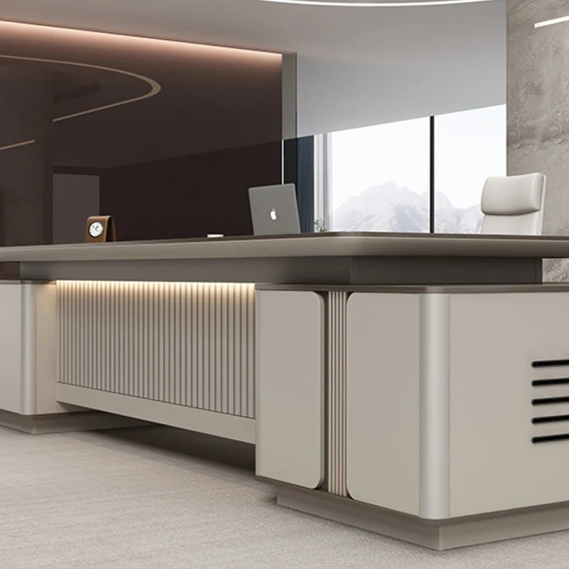 Corner Storage Work Desk Workstation Office Executive Meeting Room Computer Work Desk Shelf Stolik Komputerowy Modern Furniture