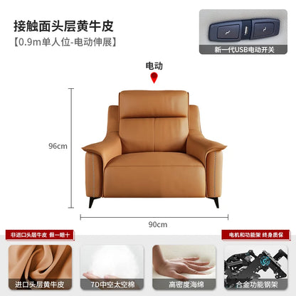 Pedicure Salon Power Recliner Sofa Occasional Sleeper Theater Waiting Power Recliner Sofa Luxury Sofa L Para Sala Furniture