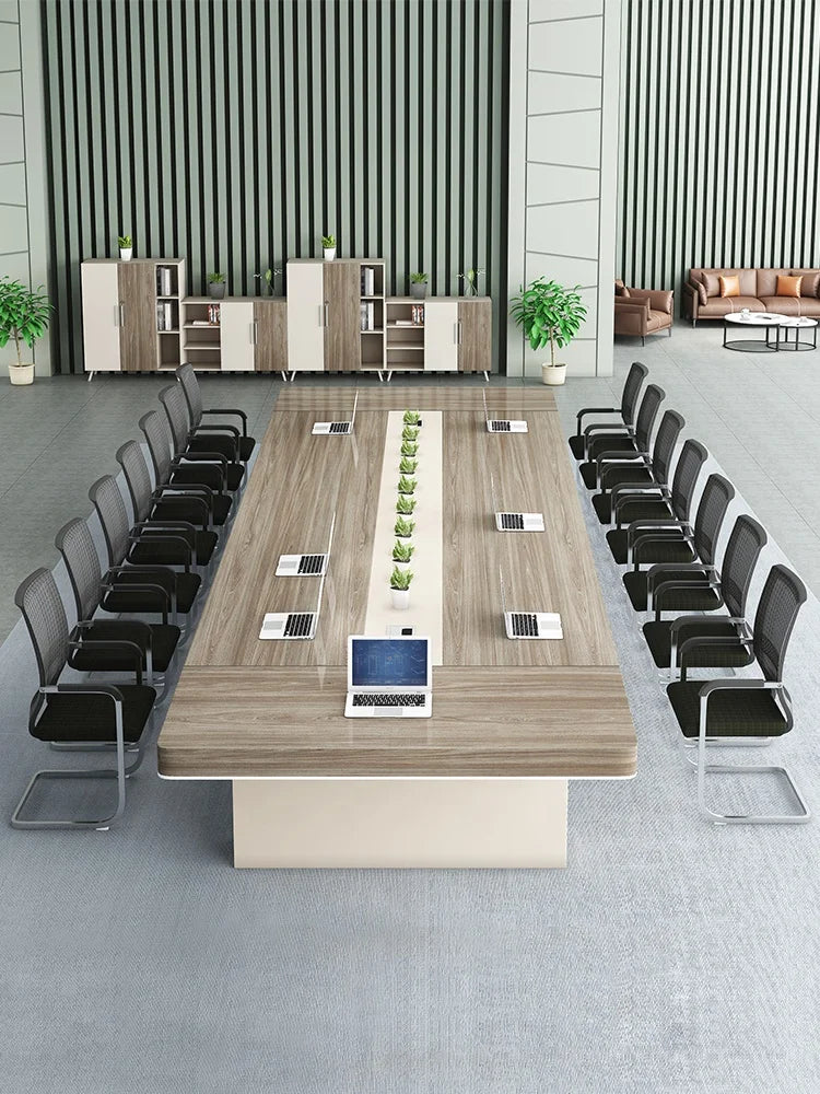 10 years warranty commercial office furniture long Meeting Room table luxury office executive Conference Table with wooden Legs