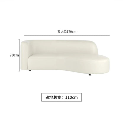 Christmas Nordic Style Sofa 3 Seater Foam Sponge Floor Module Couch Sectional Reading Curved Canape Salon Living Room Furniture