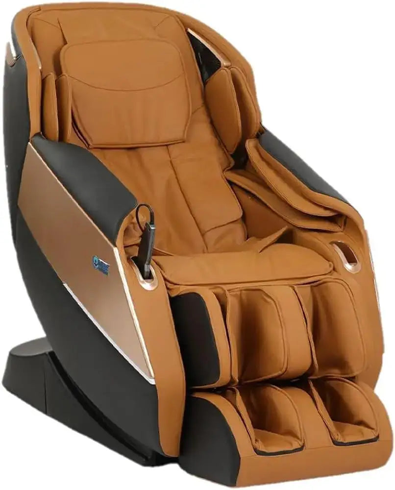 Smart Shiatsu Zero Gravity Massager Chair SL Track 4D Body PU Leather Smart Massage Chair.