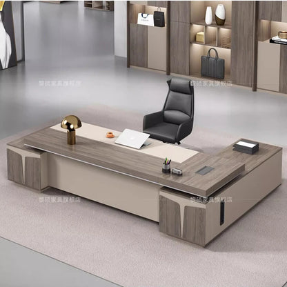 Modern Executive Nall Desk Luxury Office Study Storage Computer Desks Vanity School Mesa Para Computador Luxury Furniture