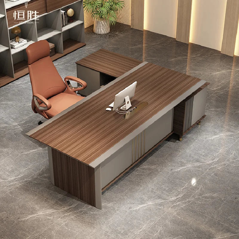 Conference Reception Office Desk Corner Drawers Luxury Executive Office Desk Vanity Modern Mesa De Escritorio Luxury Furniture