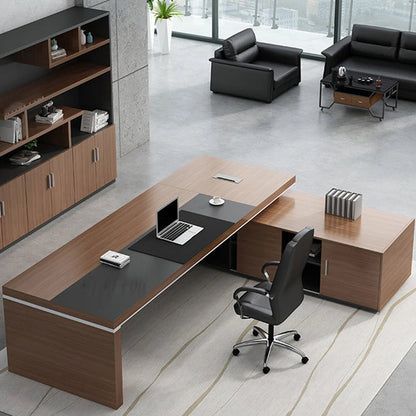 Executive Drawers Office Desk Reception Bedroom Luxury Writing Office Desk Standing Scrivania Con Cassetti Home Furniture