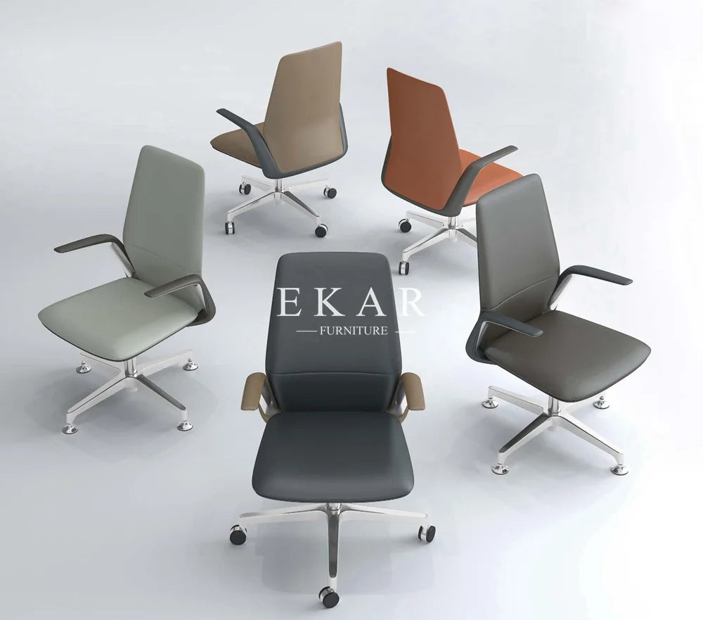 Luxury Office Furniture CEO Swivel Office Chair Comfortable High Back Leather Executive Manager Office Chairs