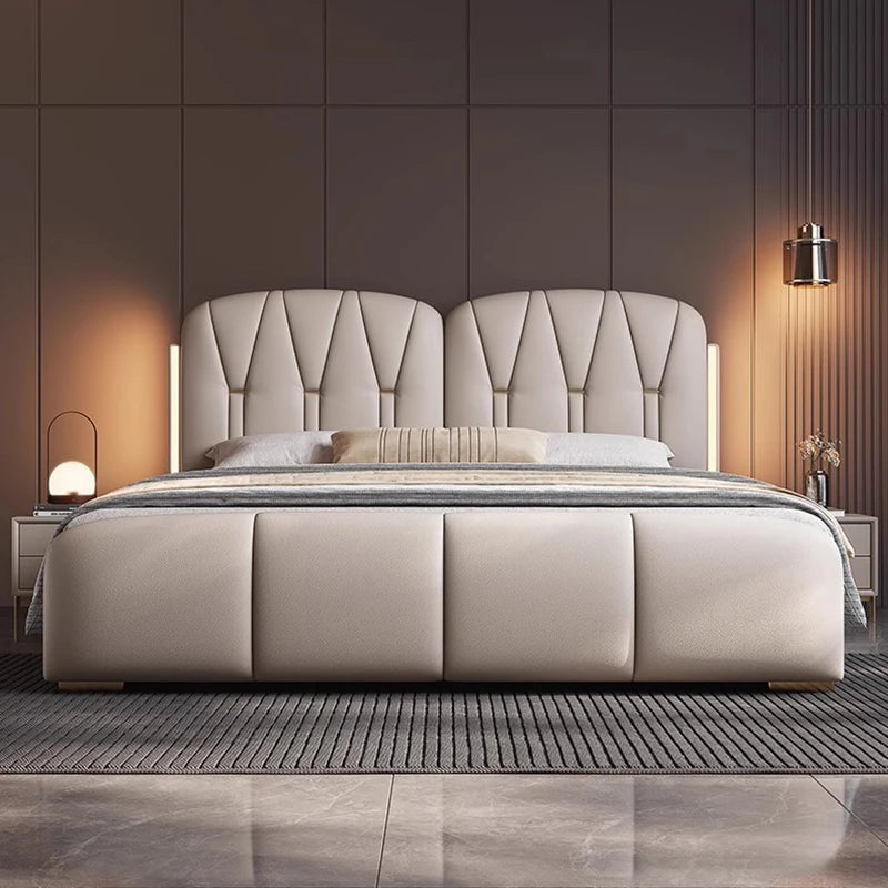 Bedroom Unique Bed Aesthetic Luxury Storage King Size Bed Frame Modern Nightstands Muebles Para El Hogar Home Decoration