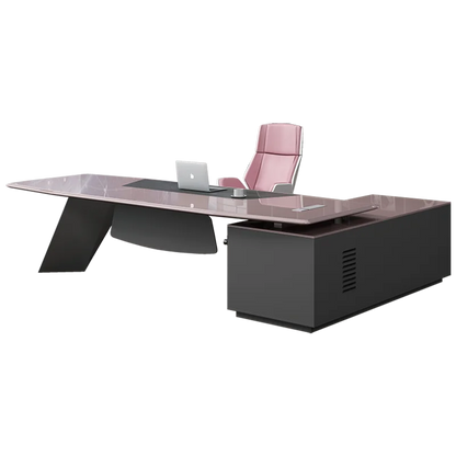 L Shape Computer Pink Desk Study Corner Conference Small Study Tables Computer Desktop Bureau Meuble Media Console Furniture