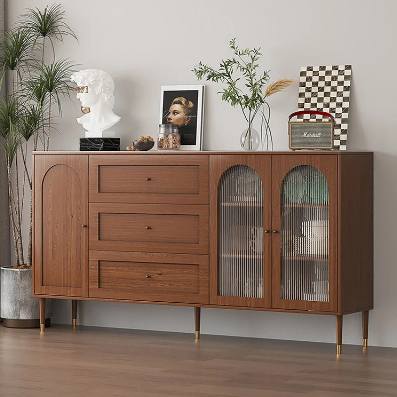 Locker Modern Storage Sideboard Luxury Closet Display Kitchen Sideboard Living Room Wooden Mobile Cucina Home Furniture SR50CG