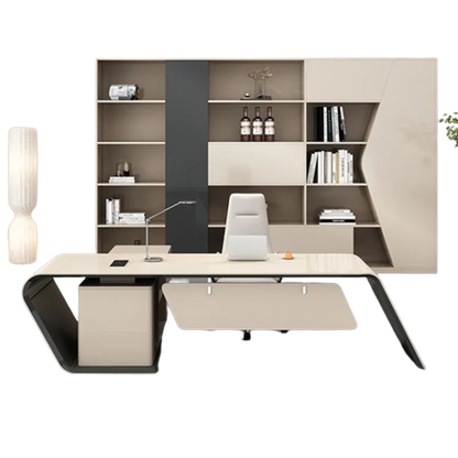 Workflow Desktop Office Desk Corner Storage Executive Makeup Coffee Office Desk Organization Tavolo Da Lavoro Furniture HDH