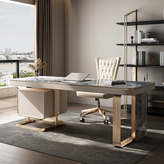 Computer Study Office Desk Work Standing Storage Office Desk Modern Executive bureau meuble Office Desk Furniture MZ50OD