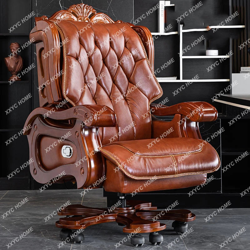 Luxury Massage Office Chair Leather Ergonomic Designer Living Room Gaming Chair Executive Durable Silla Gamer Office Furniture