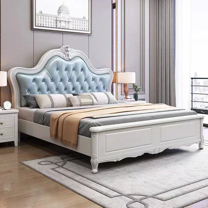 Space Saving Bed Frames Queen King Size Bed Headboard Room Lit Intelligent Multifonctions Bedroom Set Furniture Full Luxury