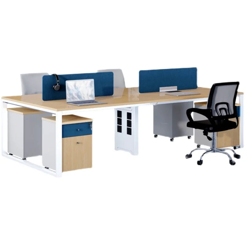 Work Executive Office Desks Writing Modern Desktop Wood Office Desks Storage Meeting Escritorio Oficina Office Furniture WN50OD