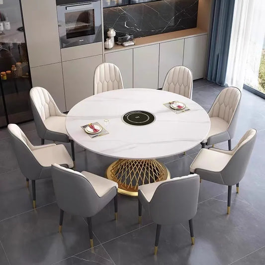 Nordic Kitchen Table Chairs Coffee Wall Luxury Stands Dinning Table Set Modern Clear Round Garden Stuhl Garden Furniture Sets