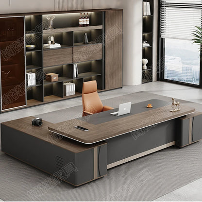 Simplicity Gaming Office Desk Reception Standing School Modern Executive Desk Boss Work Escrivaninha Media Console Furniture