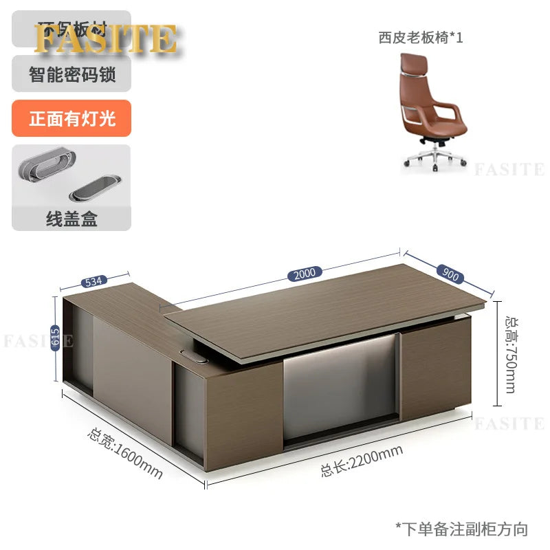 Standing Computer Desk Gaming Organizer Executive Reception Study Office Desk Corner Writing Compuatador Furniture