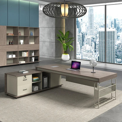 Vanity Executive Desk Writing Writing Students Corner Office Desk Reception Storage Escritorios De Ordenador Home Furniture