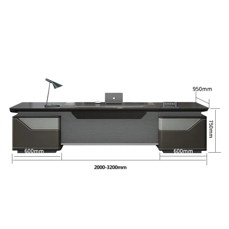 L Shaped Drawers Office Desk Executive Luxury European Reception Computer Desks Standing Organizers Mesa Escritorio Furniture