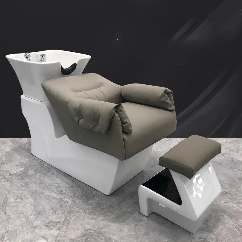 Head Spa Hair Washing Bed Stylist Water Circulation Comfort Luxury Shampoo Chair Salon Lettino Massaggio Salon Equipment MQ50XF