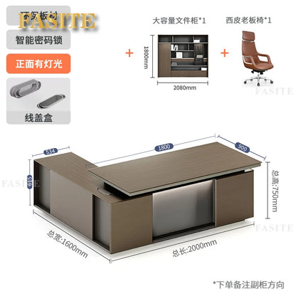 Standing Computer Desk Gaming Organizer Executive Reception Study Office Desk Corner Writing Compuatador Furniture