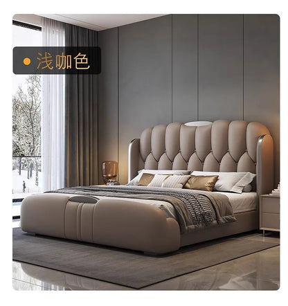 Queen Support Frame Double Bed Luxury King Size Twin Living Room Double Bed Princess Girls Cama Matrimonial Bedroom Furniture