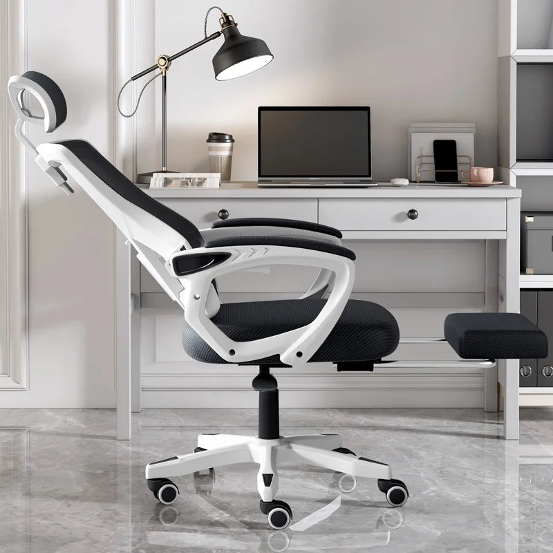 Computer Chair Adjustable Seat Back Height Household Office Chair Dormitory Students Sports Games Seat Back Human Body Chair