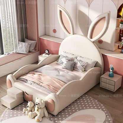 Queen Frame Double Bed Luxury King Size Modern Children Room Double Bed Wood Modern Letto Matrimoniale Bedroom Furniture