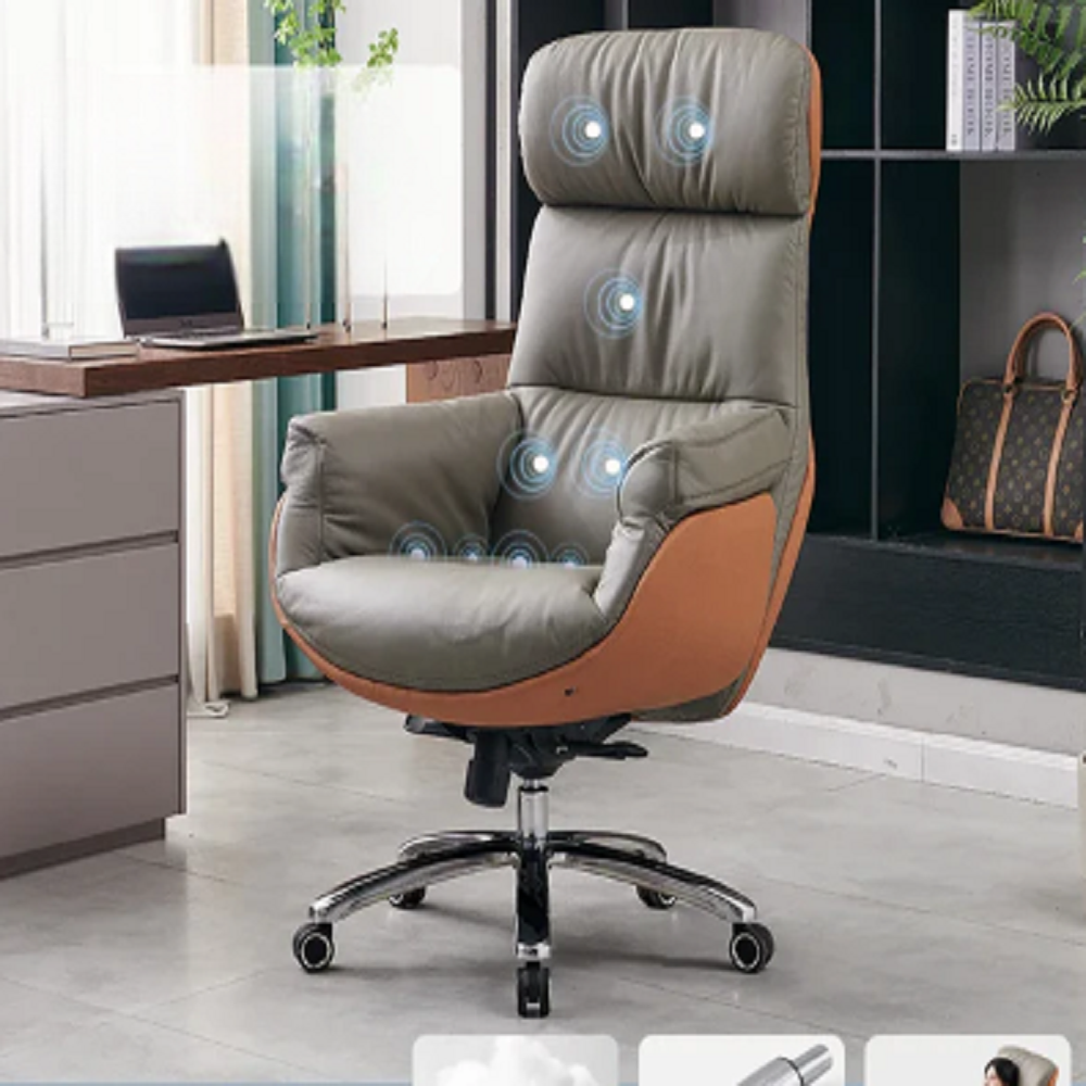 Relaxing Ergonomic Office Chair Cushion Designer Backrest Makeup Office Chairs Nordic Floor Sillas De Oficina Home Furniture