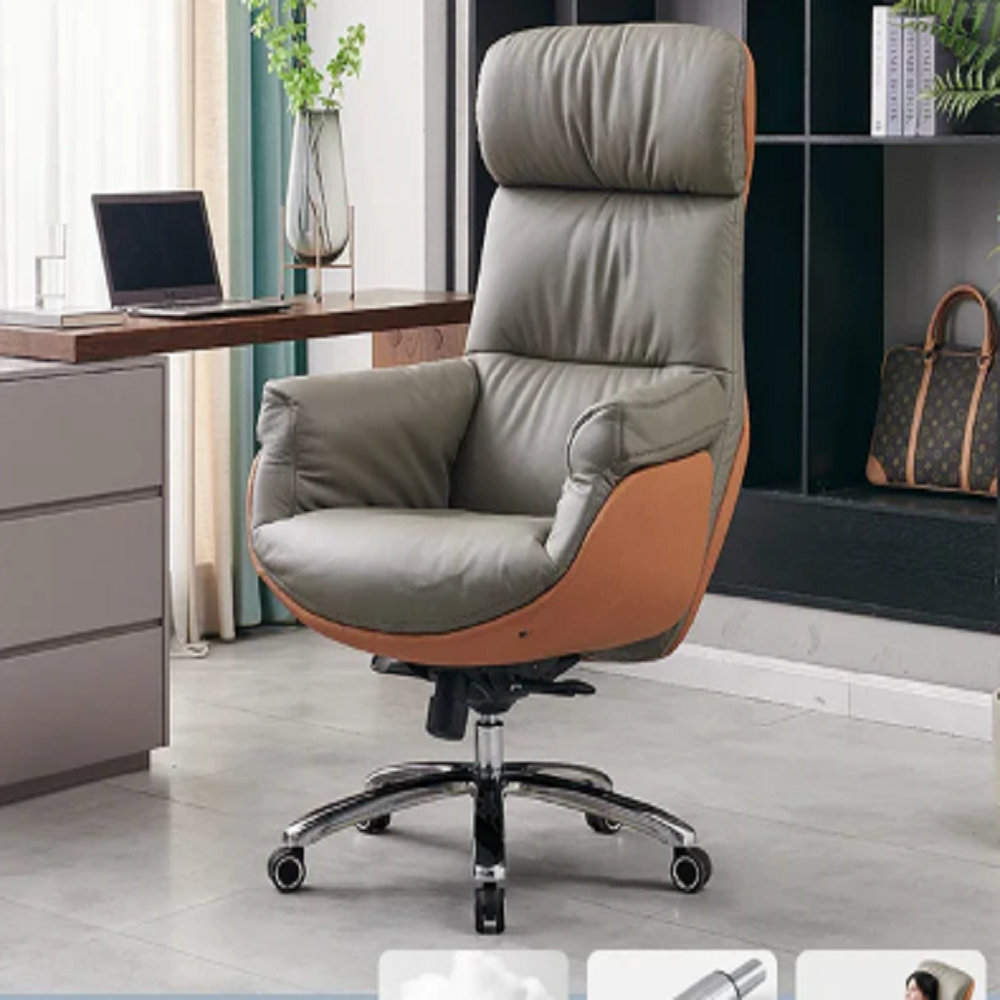 Relaxing Ergonomic Office Chair Cushion Designer Backrest Makeup Office Chairs Nordic Floor Sillas De Oficina Home Furniture