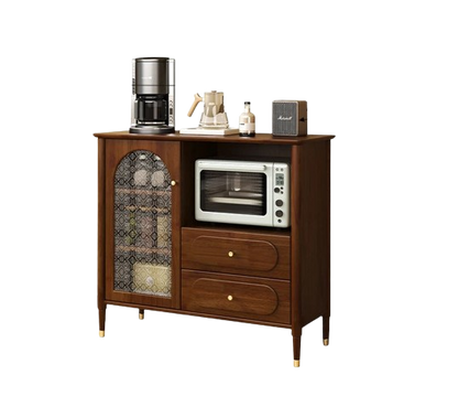 Kitchen Bar Black Sideboard Buffet Solid Wood Storage Entrance Hall Cabinet Luxury Corner Muebles De Cocina Bedroom Furniture