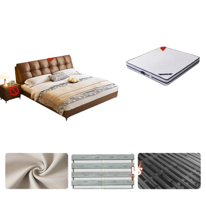 Wood Twin Size Bed Design Mattresses Comforter Set Upholstered Luxury Bed Frame Modern Camas De Dormitorio Theater Furniture