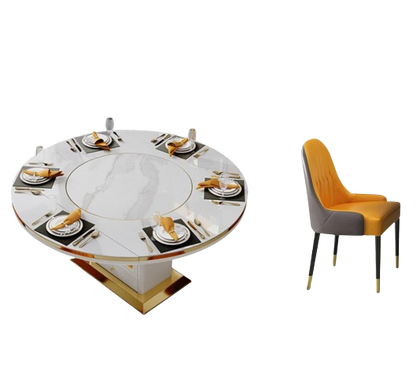 Dinner Table Dining Room Sets Marble Chairs Modern Luxury Kitchen Table Outdoor Round Meble Ogrodowe Living Room Sets Furniture