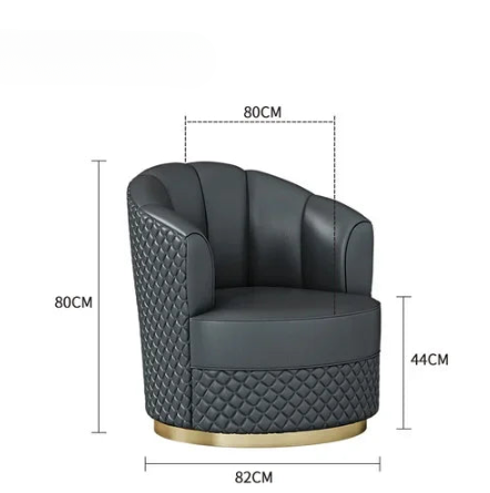 Occasional Living Room Chairs Nordic Single Barrel Sofa Swivel Accent Chairs Lazy Barrel Sedie Da Soggiorno Nordic Furniture