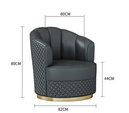 Occasional Living Room Chairs Nordic Single Barrel Sofa Swivel Accent Chairs Lazy Barrel Sedie Da Soggiorno Nordic Furniture