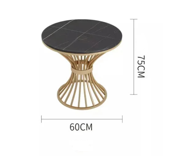 New 2024 Modern Light Luxury Apartment Villa Restaurant Cafe Living Dining Room Furniture Sets Marble Tables Chairs Set Custom