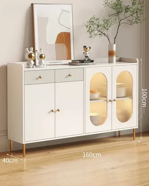 Nordic Luxury Sideboard Storage Dining Room Modern Kitchen Sideboard Living Room Locker Armoire Cuisine Home Furniture SR50CG