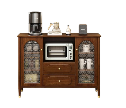 Kitchen Bar Black Sideboard Buffet Solid Wood Storage Entrance Hall Cabinet Luxury Corner Muebles De Cocina Bedroom Furniture