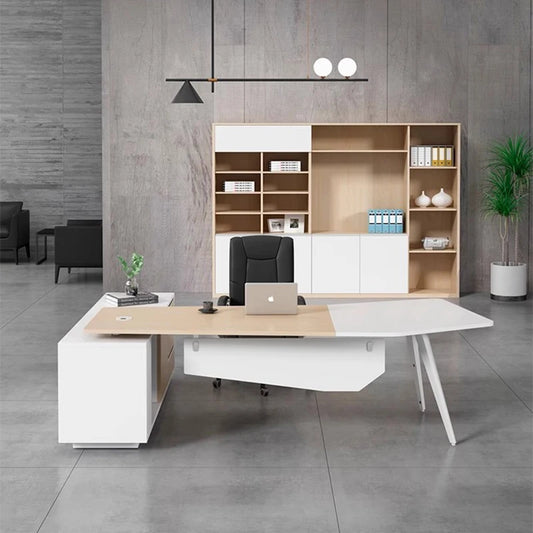 Reception Computer Office Desk Drawers Standing Workstation Writing Office Desk Executive Table Ordinateur Home Furniture