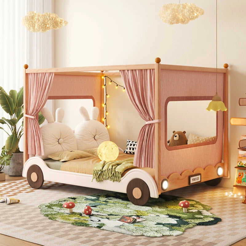 Childrens Frame Beds Luxury Modern European Children Living Room Beds Modern Girls Boys Cama Moderno Lujo Bedroom Furniture