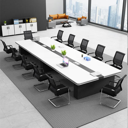 Thickened conference table and chair combination simple modern conference room rectangular desk long desk negotiation table