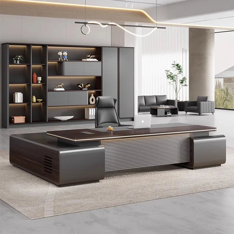 Meeting Writing Office Desk Modern Luxury Executive Workbench Office Desk Desktop Scrivania Ufficio Lavoro Salon Furniture