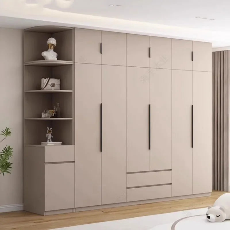 Luxury Storage Bedroom Wardrobe Modern Multifuncion Bedroom Organizer Wardrobe Women Drawers Armario Para Ropa Room Furniture