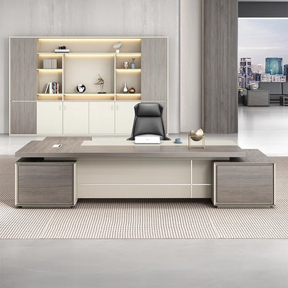 Desktops Reception Desks L Shaped Adjustable Home Executive Desk Corner Wooden Luxury Room Escritorios De Ordenador Furniture